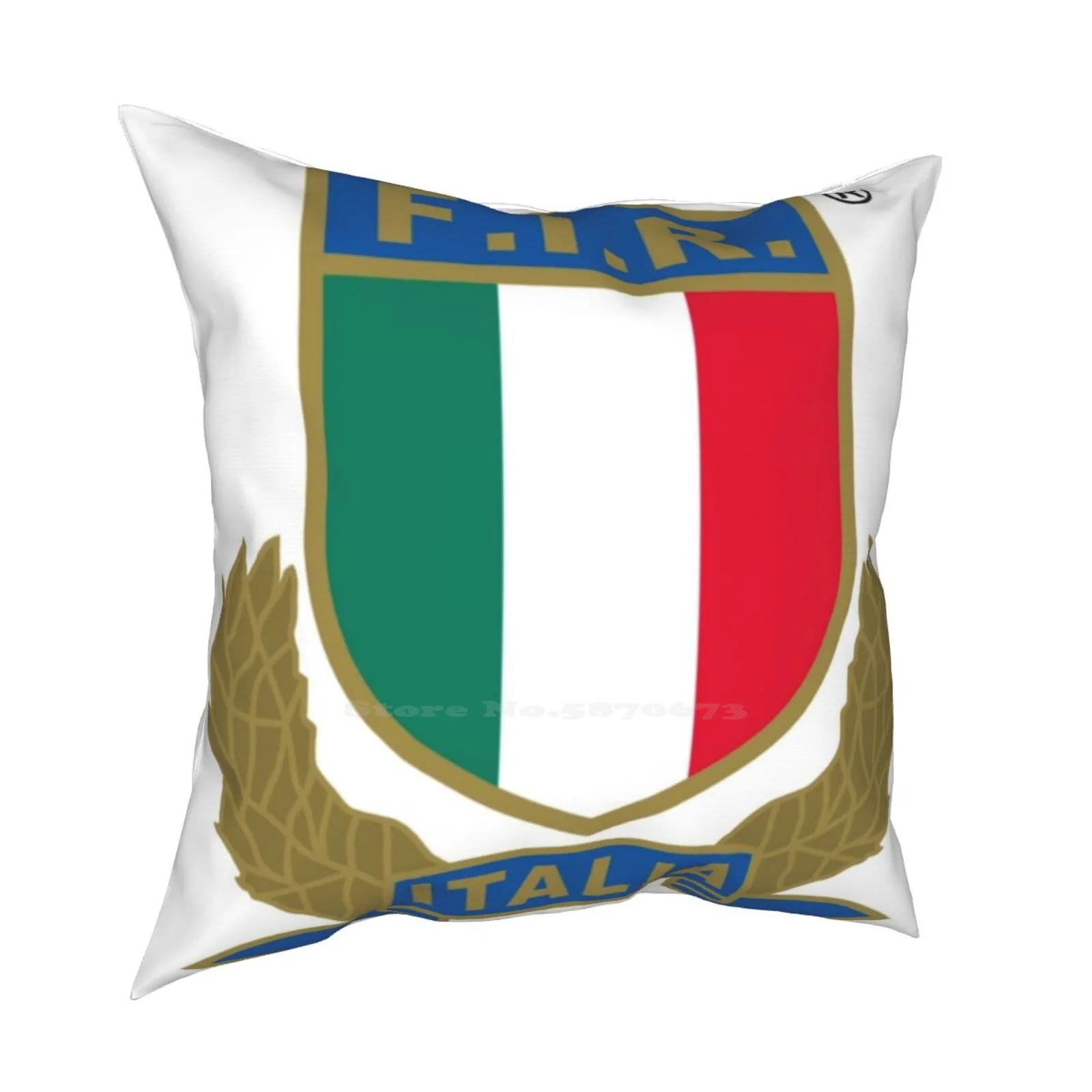 Italy Rugby Logo Home Car Sofa Cushion Cover Pillowcase Scotland Child Children Fimbis Designs Fimbisdesigns Kid | Дом и сад