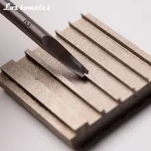 Duplo lado ferramenta de reparo para afiar afiadores de faca ampla pá corte couro mais fino borda skiving ferramenta leathercraft