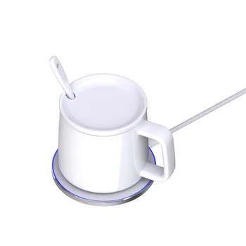 

Mug Heating Insulation Cup Mug Warmer Cup Charger Warmer Mug Warmer Tea Desk Cocoa Office White Wireless Charging Mug Cup Warmer