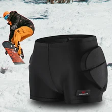 Велосипедные шорты WOSAWE для сноуборда, фигурки, скейтбординга, защитный коврик, спортивный защитный коврик, защита для сноуборда, лыжного скейта