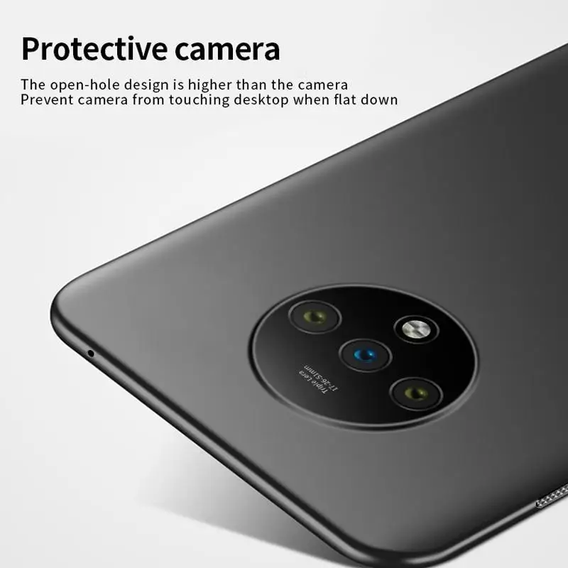Роскошный тонкий жесткий матовый чехол из поликарбоната для Oneplus 7T Pro 6T 5T накладка