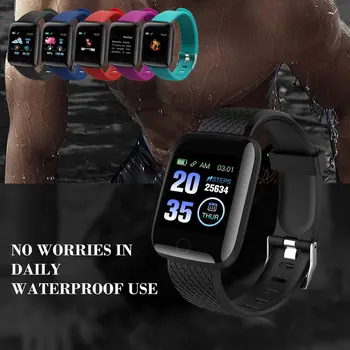 

Smart Bracelet With Color Screen Silica Gel Heart Rate Sleep Monitoring Exercise Pedometer Information Push