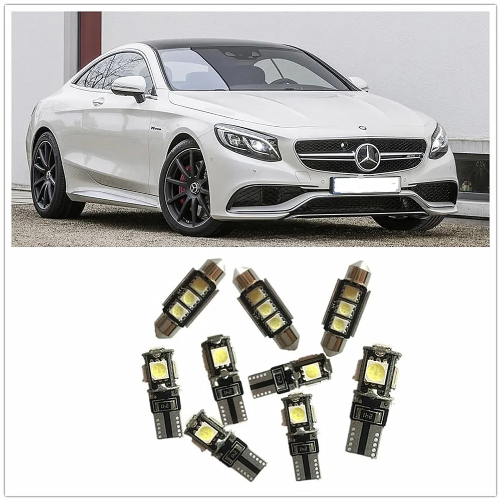 Комплект посылка светодиодный светодиодного интерьера для Mercedes Benz A180 B180 G550 CL60 A200
