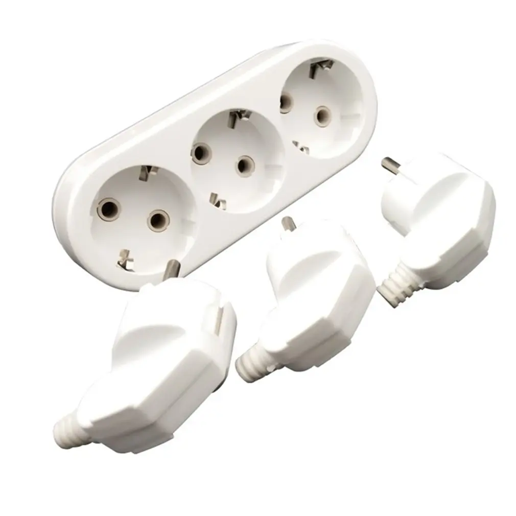 

European Standard Three-Position Ceramic Conversion Socket And Romania Three-Position Conversion Socket