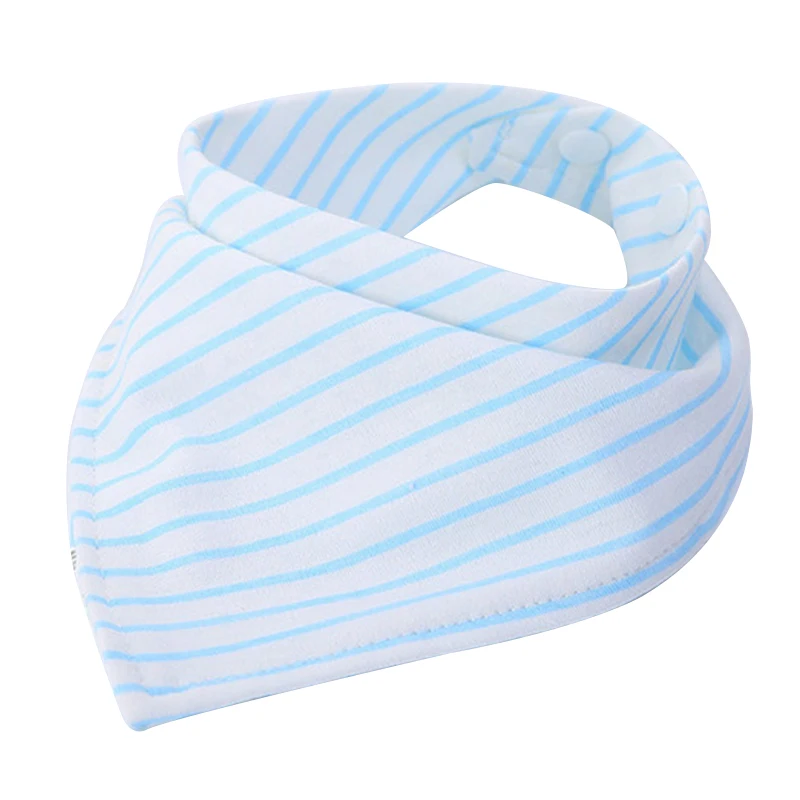 1PC A Hylidge/модные нагрудники для новорожденных, хлопковые двухсторонние полосатые банданы, нагрудник, треугольный Нагрудник слюнявчик полотенце, разноцветный цветной нагрудник - Цвет: 1PC A