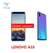 Глобальная версия lenovo A5s 2GB 16GB MT6761 четырехъядерный 13MP камера смартфон 5,45 дюймов HD 18:9 экран 3000mAh разблокировка лица телефон