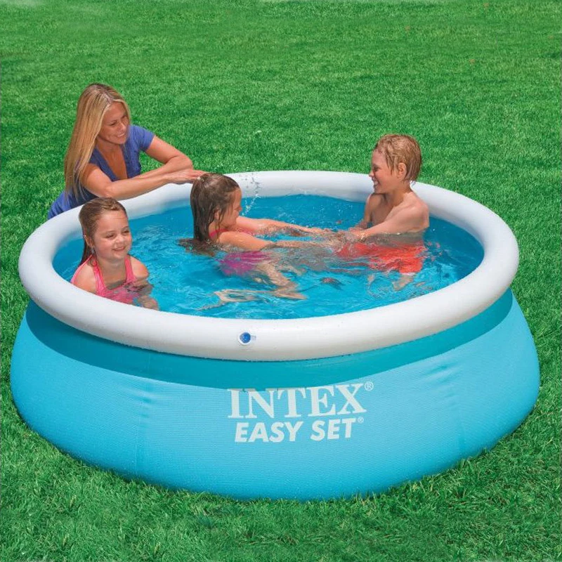 Family Swimming Pool 183cm inflatable pool above ground kid adult children blue 