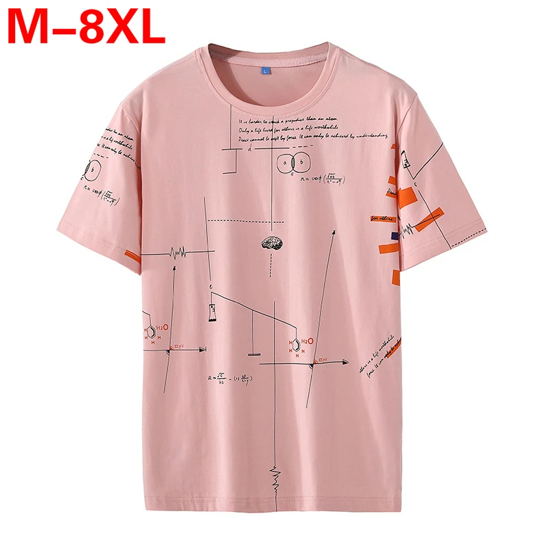 

Large Size 8XL 7XL 6XL 5XL T-shirts Men Fashion Plus Size Short Sleeve T Shirt Men Hip Hop Mens Cotton Tshirt Summer Tee Tops