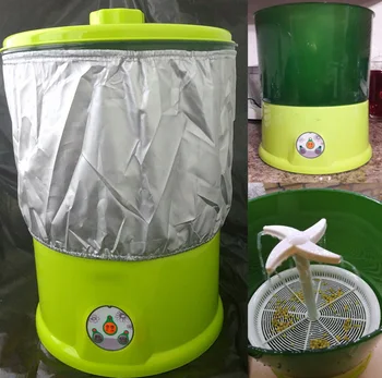 

Household Intelligence Bean Sprouts Machine Upgrade Large Capacity Thermostat Green Seeds Growing Automatic Bean Sprout Machine