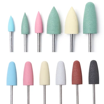 

6 Type Ceramic Nail Drill Bits Smart Cutters for Manicure Electric Milling Cuticle Cutter for Pedicure Accessories and Tool LEGJ