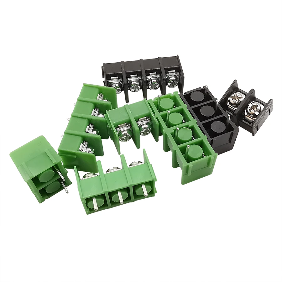 10 шт. KF7.62mm 2/3/4Pin Pcb винтовой терминальный блок разъемов 300V 20A 7 62 мм Шаг игольчатым