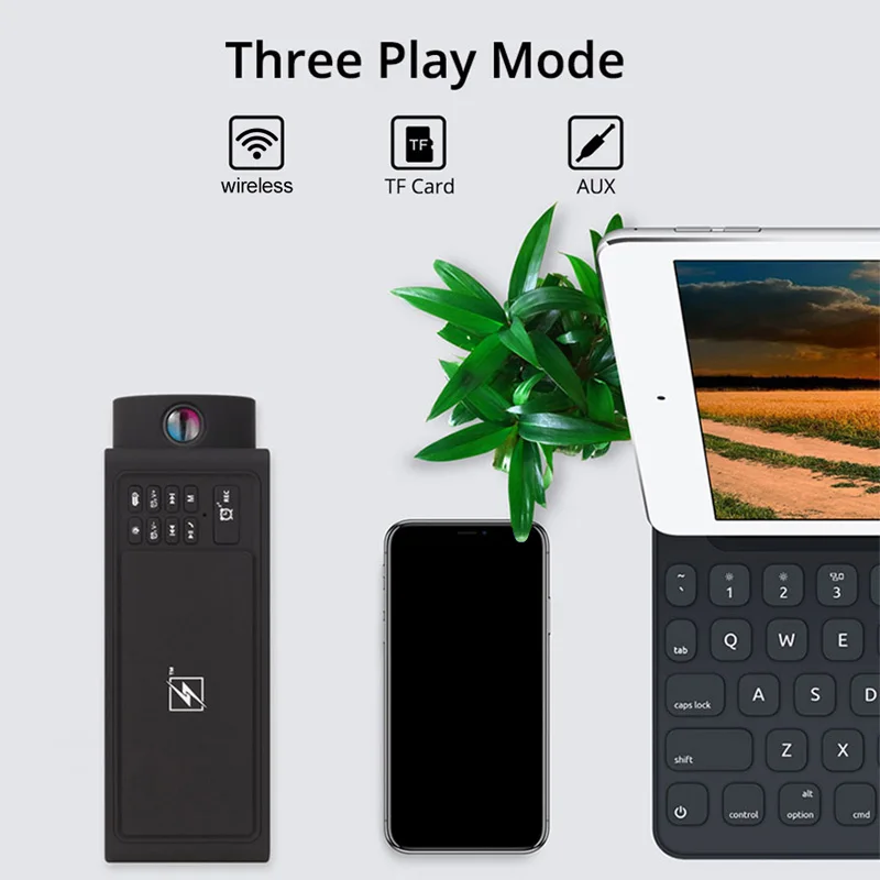 S91S Bluetooth динамик будильник Беспроводная зарядка креативный прикроватный умный динамик