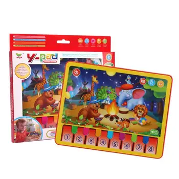 

Animal Concert Early Childhood Learning Machine ABS Multi-function Animal Performance Play Piano Children Music Learning Tablet