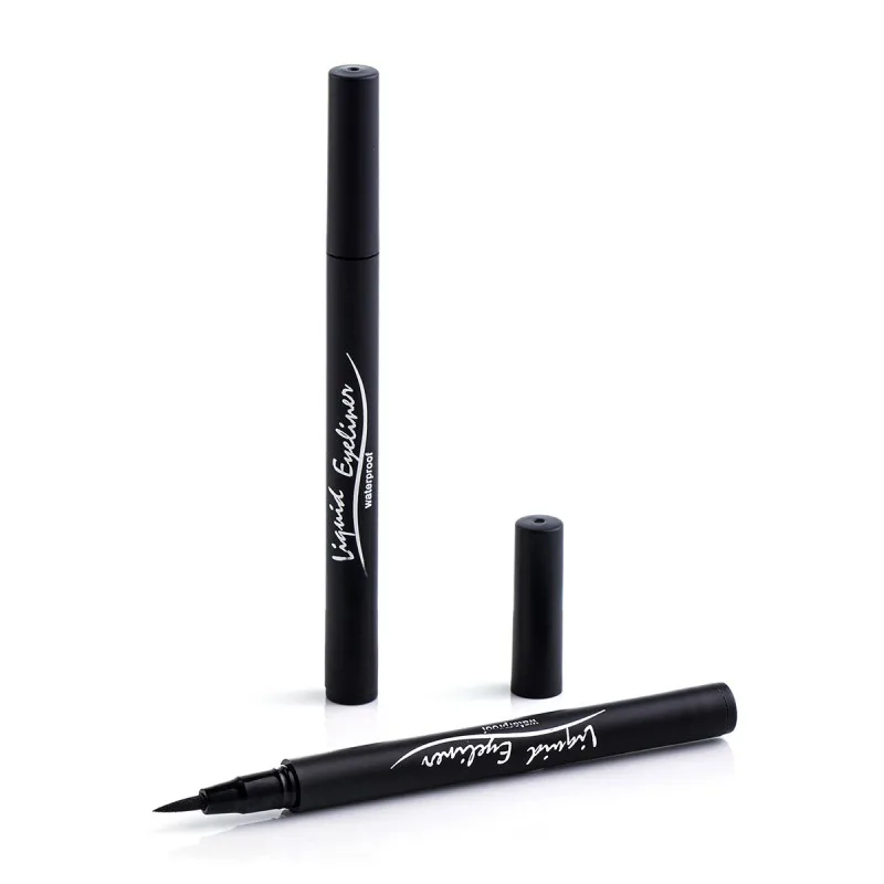 Водостойкая Подводка для глаз с защитой от пятен, большие глаза, Косметика для макияжа, жидкая подводка для глаз, черный стойкий карандаш для глаз