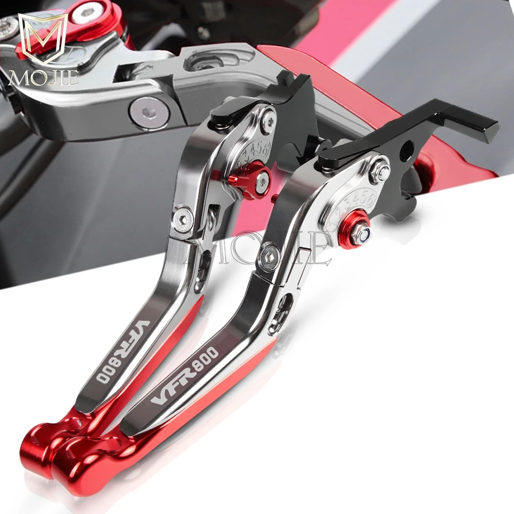 Мотоцикл VFR800 сцепные рычаги для Honda VFR 800 1998-2004 1999 2000 2001 2002 ЧПУ Складной Выдвижная сцепные рычаги