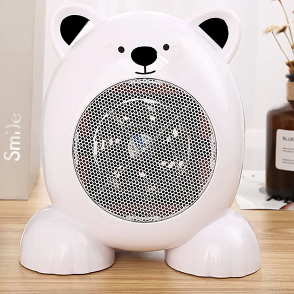 

Mini Desktop Electric Heater 110V Office Room Stove Warmer Cartoon Animal Body Keep Warm Appliance Overheat Protection