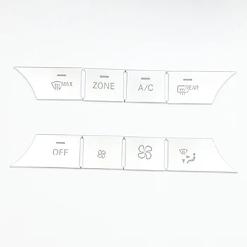 

Centre Button Cover Console AC Condition Sequins ABS Duable Useful Newest