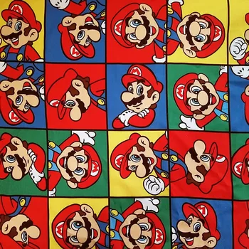 

Good Red Twill Cotton Fabric Cartoon Super Boy Digital Printing Children Fabric Sewing Material Diy Boy's Clothes/Shirt/Dress