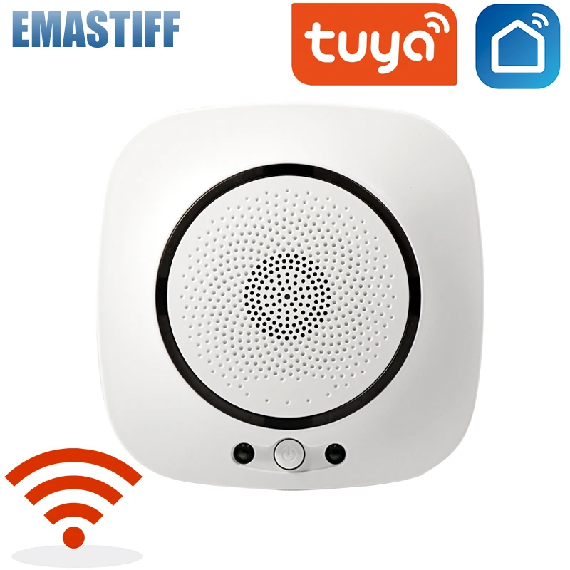 Умный датчик угарного газа Tuya домашняя система безопасности с Wi-Fi и