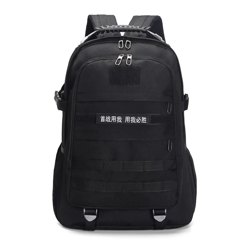 Рюкзак 50 литров водонепроницаемый рюкзак спортивный рюкзак камуфляжная альпинистская сумка рюкзак мужской военный рюкзак для мужчин - Цвет: Black