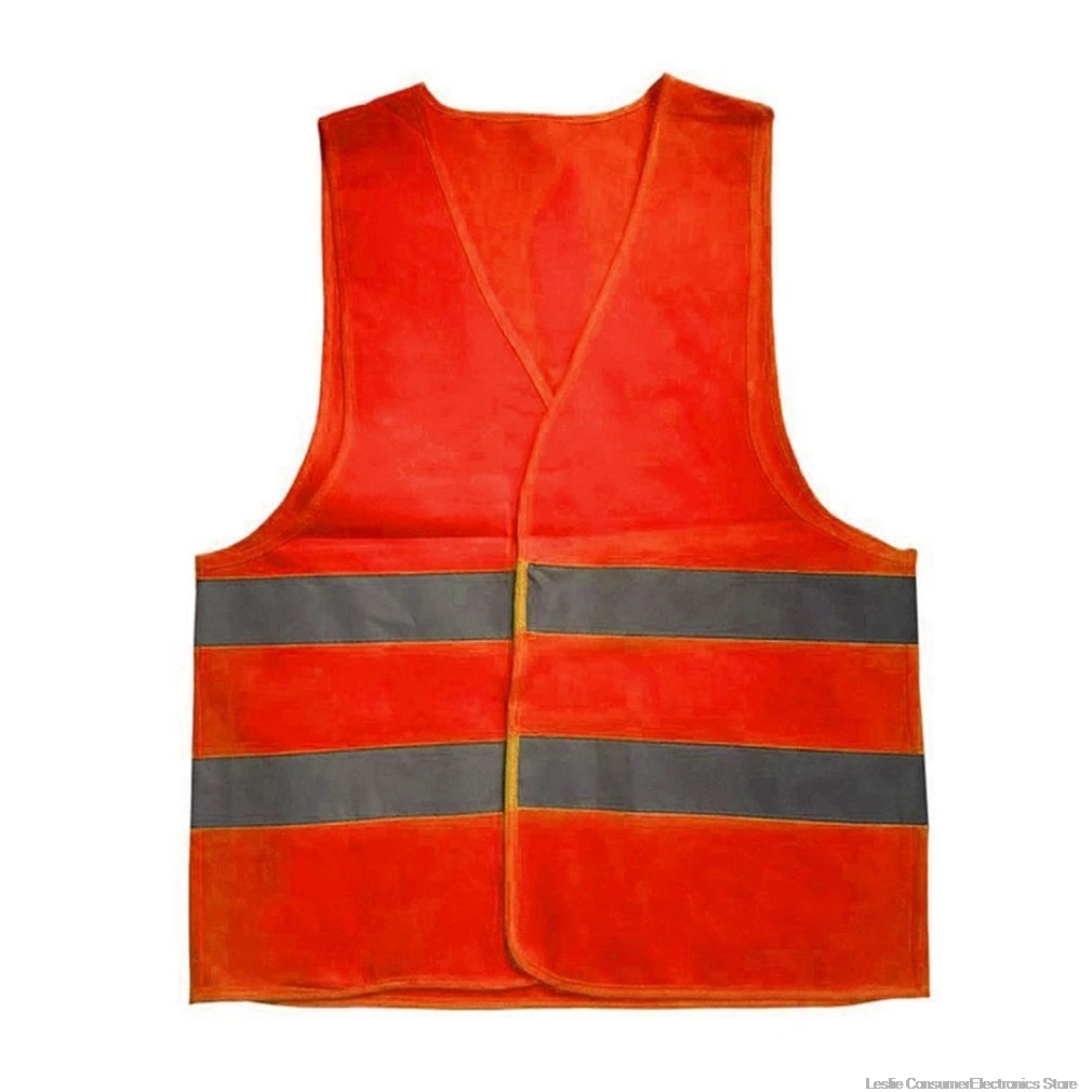 Orange Новые детские носки унисекс, XL, XXL, XXXL, светоотражающий жилет рабочая одежда обеспечивает высокую видимость дневной и ночной режимы для бега и велопрогулок Предупреждение Детский защитный жилет - Цвет: Orange