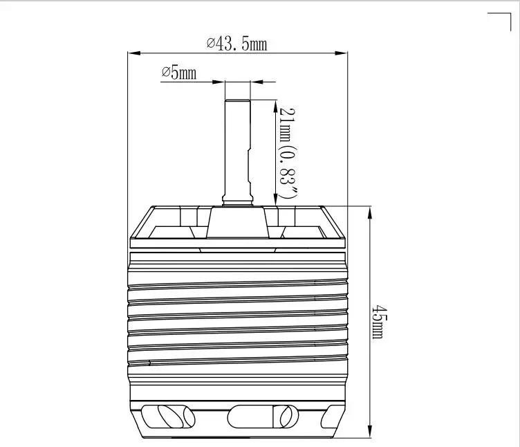 Motor sem Escova de Gartt Alinhar o Helicóptero de Trex w para 500 Hf1600kv 1700 rc 4 Motor sem escova de gartt hf1600kv 1700