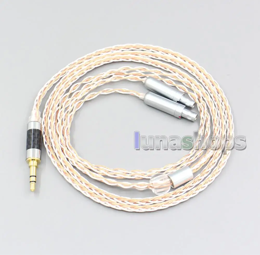 XLR 6 5mm 4 4mm 800 Wires Silver OCC Headphone Cable For Sennheiser HD800 HD800s HD820s HD820 Enigma Acoustics Dharma LN006920
