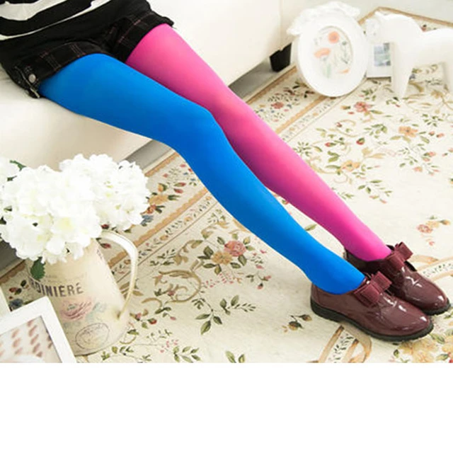 Sumodx Women's 100D Velvet Pantyhose Candy Color High Elastic Nylon Opaque  Footed Tights Sexy Seamless Female Lolita Stockings - AliExpress