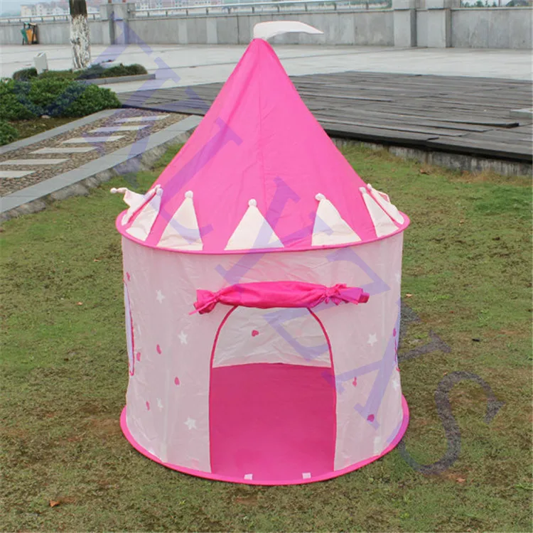 9 Colors Play Tent Portable Foldable Boy Girls Prince Folding Tent Children Boy Castle Play House Kids Gifts Outdoor Toy Tents