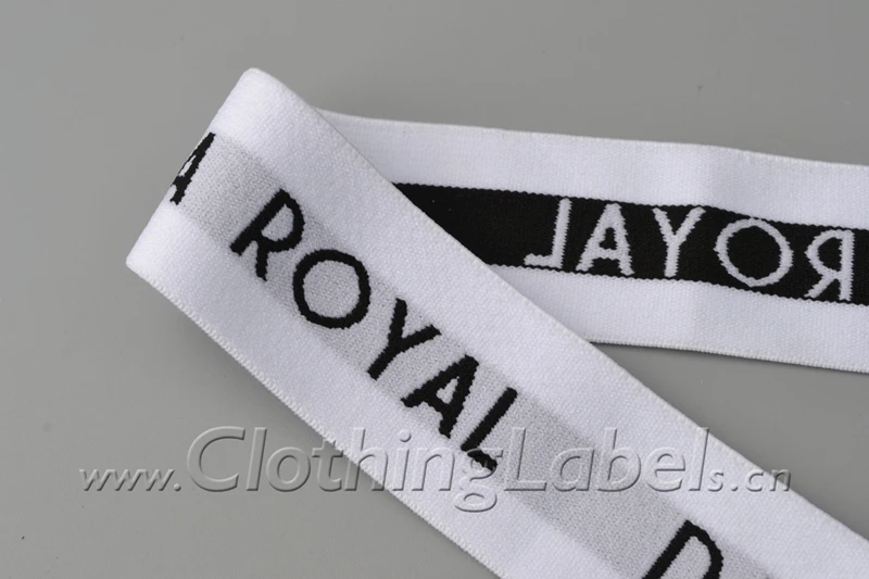 Cinta de cinta elástica, utilizada ropa deportiva/ropa interior/pantalón, cinta elástica con logotipo tejido - AliExpress y jardín