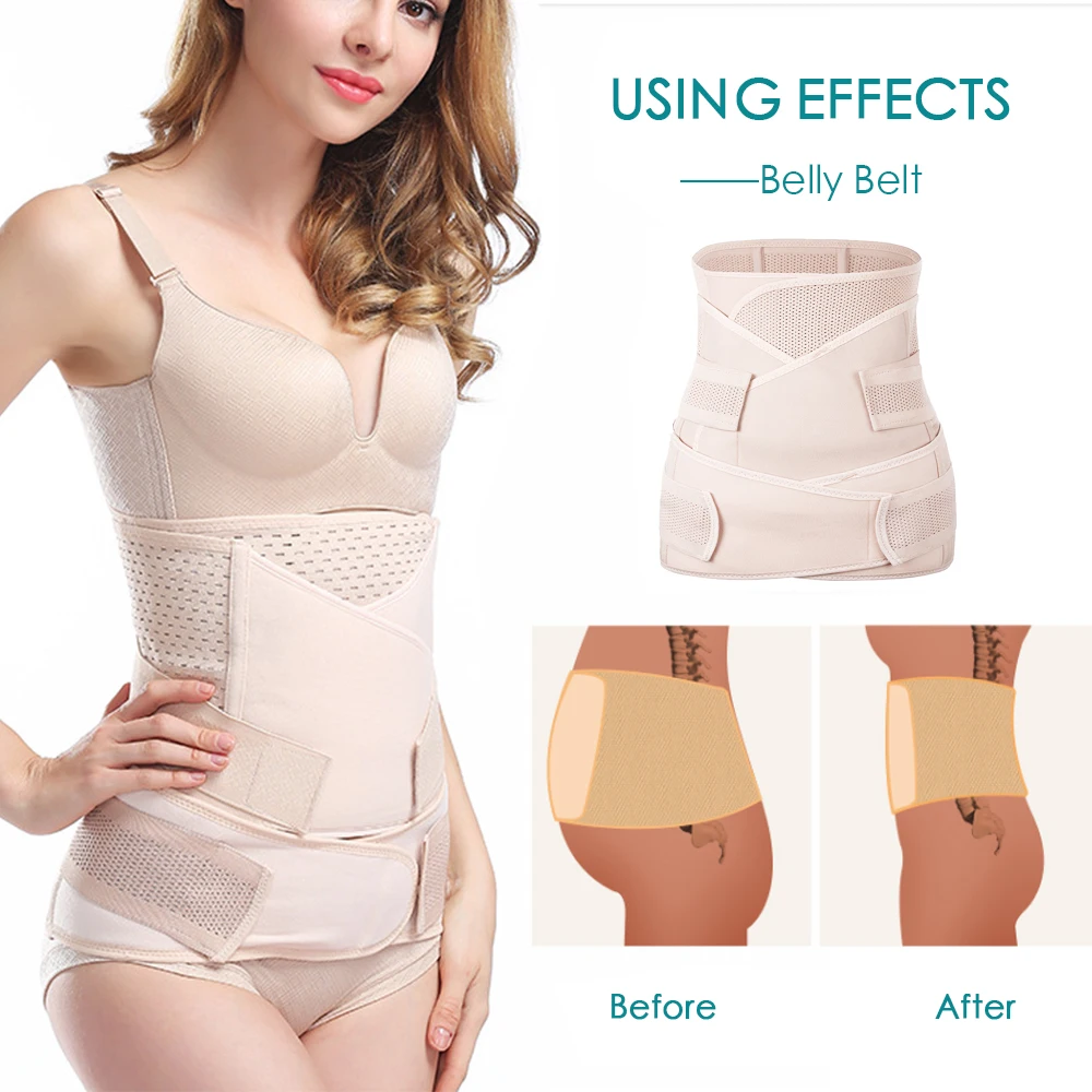 3 в 1 Женский послеродовой пояс для живота|Корсажи| |