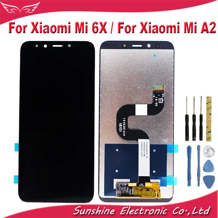 

LCD For XiaoMi Mi A2 MIA2 LCD Display TFT With Touch Panel Digitizer Screen Assembly For XiaoMi 6X lcd