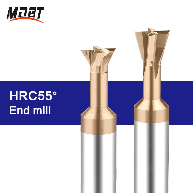 Твердосплавная фреза для нарезания пазов типа Ласточкин хвост TiCN покрытием