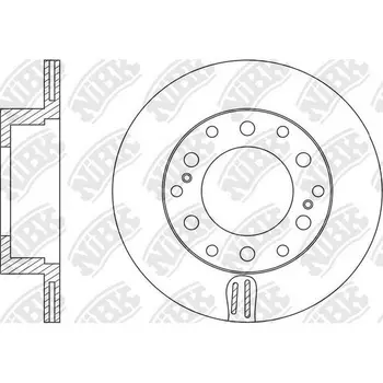 

Rear disc brake Lexus GX Toyota Land Cruiser Prado 2.7-4.