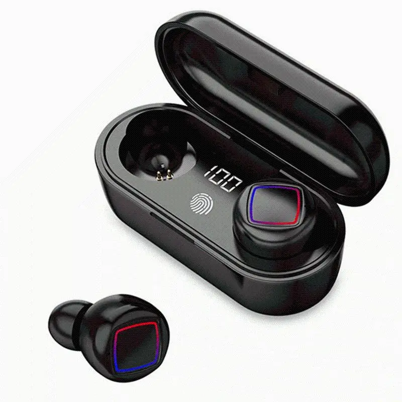 TWS сенсорный наушник bluetooth 5,0 HiFi 6D стерео светодиодный дисплей смарт-наушники IPX6 Водонепроницаемый шумоподавление наушник