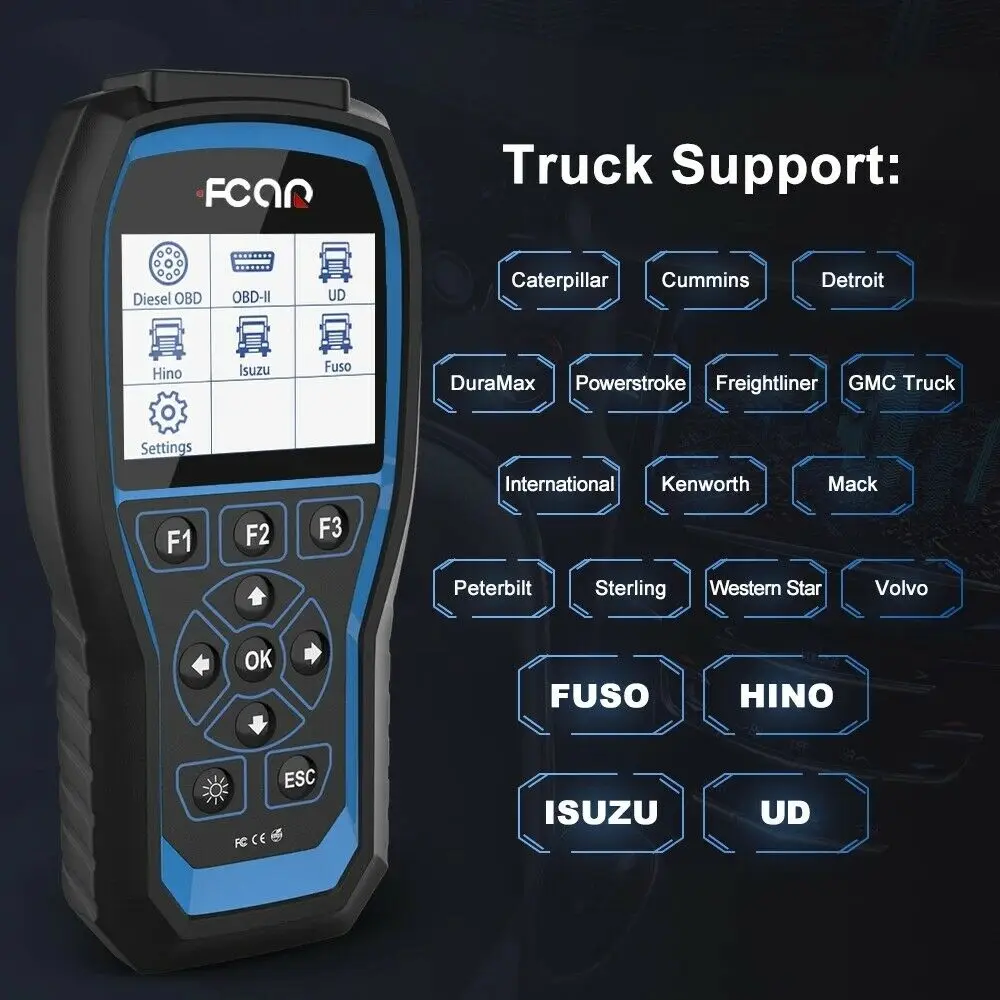 2021 FCAR Heavy Duty Truck Code Reader F506 PRO Enhanced FullSystems