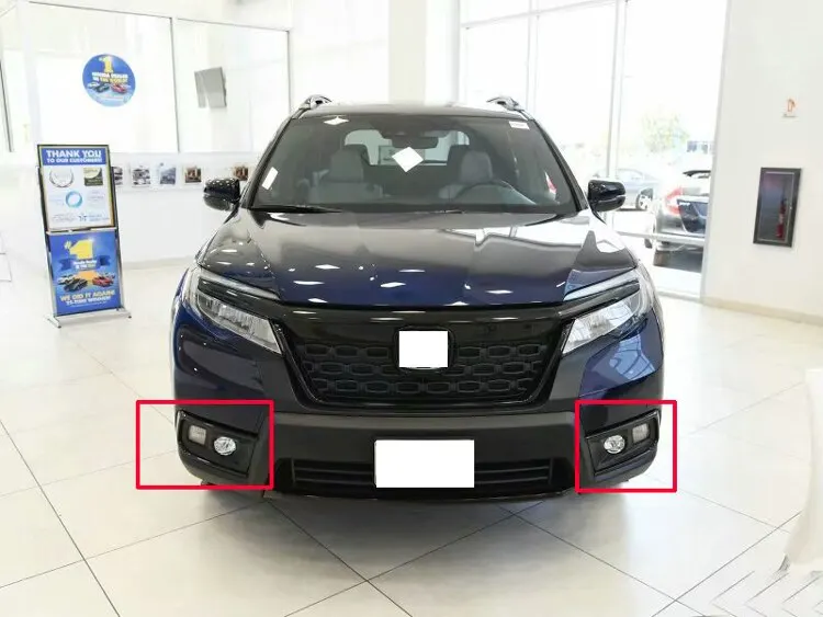 Для Honda Passport автомобильные аксессуары ABS Хром Передняя противотуманная фара Крышка лампы Отделка литиевая рамка облицовка-наклейка