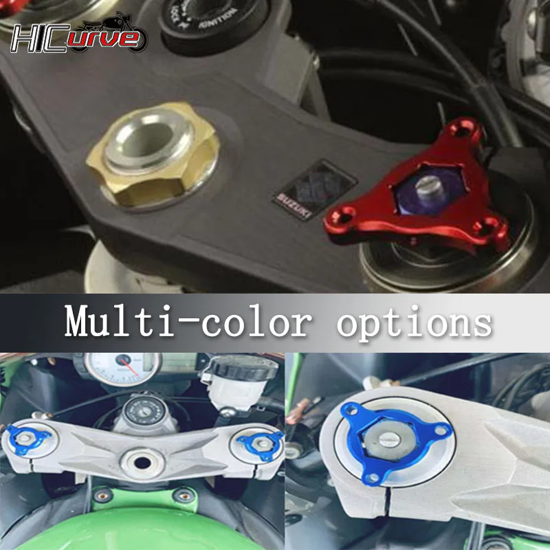 CNC 알루미늄 서스펜션 포크 프리로드 조절기, GSXR 1000 GSXR1000 B KING BKING SV1000 S 오토바이, 14mm