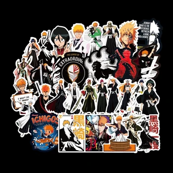 

50pcs Anime Cartoon Sticker Dragon Ball One Piece Naruto Demon Slayer HUNTER BLEACH Stickers Decor Bike Laptop Car
