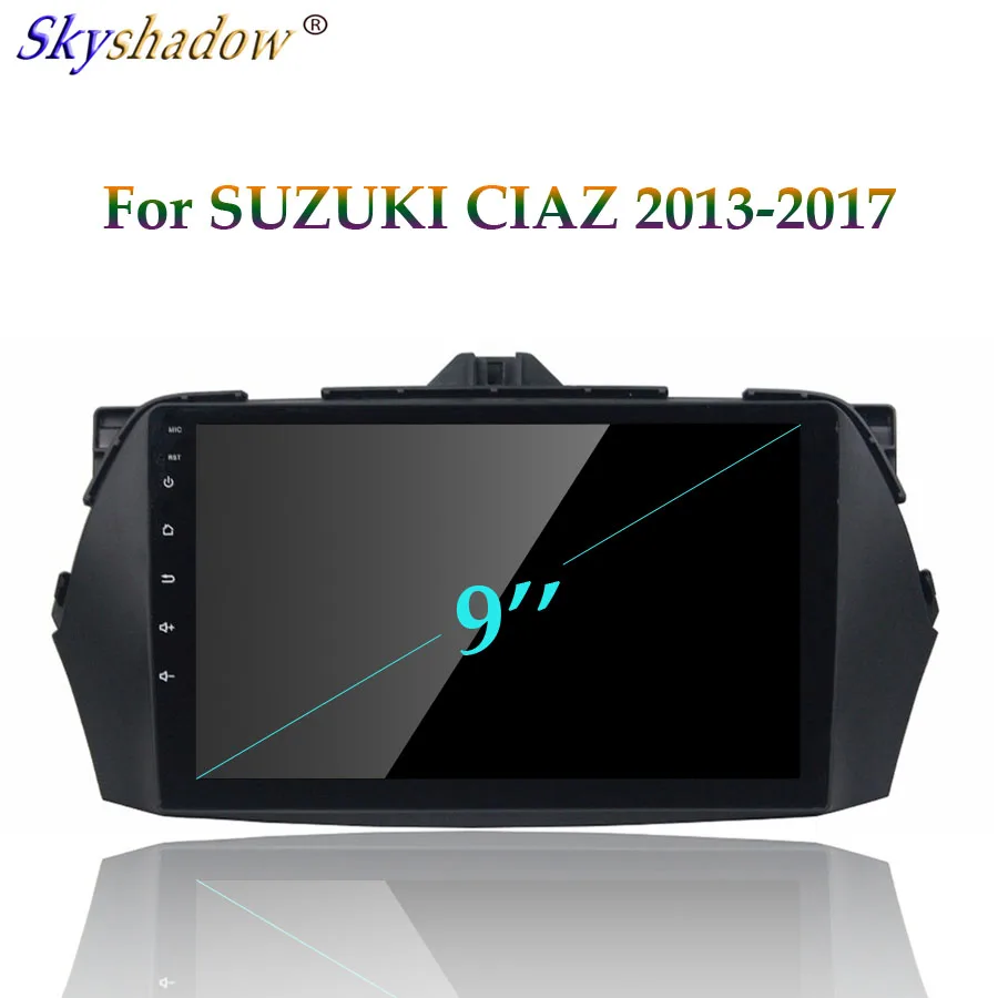 DSP " 1DIN Android 9,0 4 Гб ram 8 core 64 ГБ Автомобильный dvd-плеер gps карта RDS радио wifi BT 4,2 DVR камера ТВ для Suzuki ciaz 2013