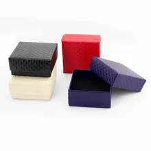 Fabryka sprzedaż bezpośrednia najwyższej klasy pudełko na biżuterię kolczyki do uszu pudełko na pierścionek akcesoria do pakowania wyświetlacz Box hurtownie(China)