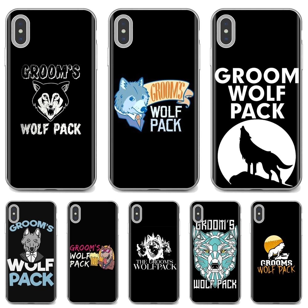 Мягкий чехол для Xiaomi Redmi 2 S2 3 3S 4 4A 5 5A 6 6A 7A 9 9T 9C 9A Pro Pocophone F1 Bride s Wolf Pack | Мобильные