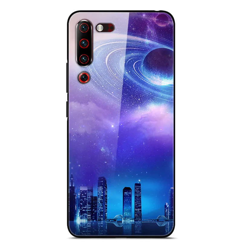 6,3" для lenovo Z6 Pro Чехол Z6Pro закаленное стекло Жесткий чехол на заднюю панель чехол для lenovo Z6 Pro Мягкий ТПУ Бампер силиконовая рамка - Цвет: as photo 1