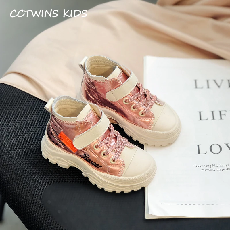 CCTWINS/детская обувь; коллекция года; модная Осенняя повседневная обувь с высоким берцем для девочек; дышащие спортивные кроссовки для мальчиков; детский кроссовок; FH2515