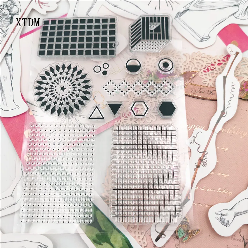 

Hot selling wreath clear stamp / silicone seal flower stamp DIY scrapbook album / card production