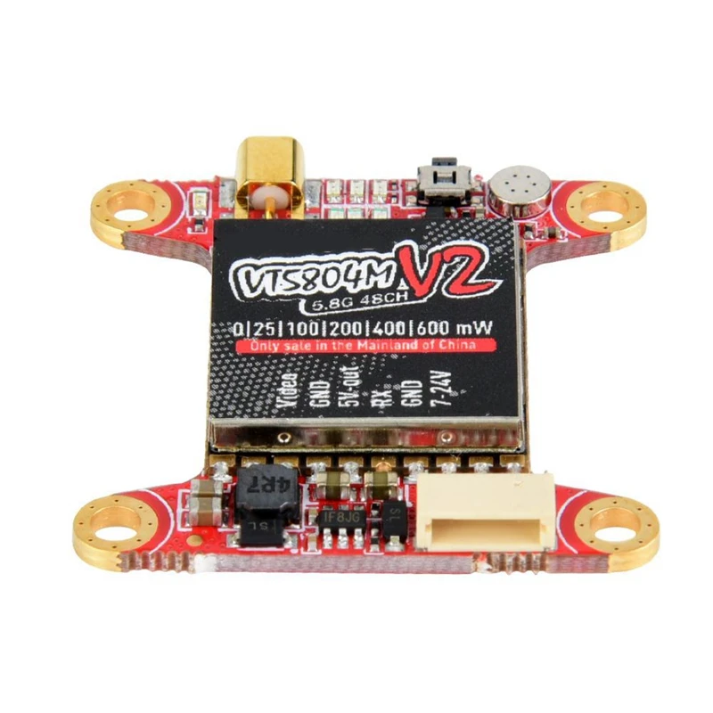 ABKT-PandaRC VT5804M V2 5,8G 0/25/100/200/400/600 мВт переключаемый передатчик FPV Поддержка OSD W/аудио