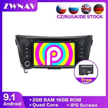 

Android 9.1 Car Auto multimedia Radio For Nissan X-TRAIL Qashqai Dualis Rouge 2013-2017 cd dvd NP300 GPS Navi stereo BT map wifi