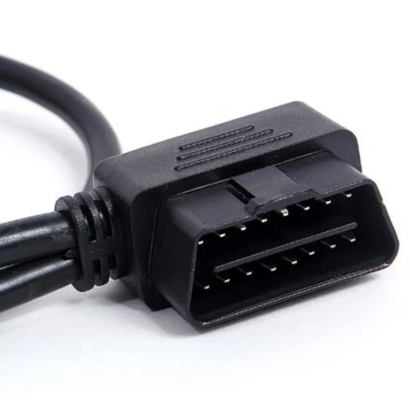 OBD OBD2 соединительный кабель OBDII 16 Pin удлинитель для мужчин и женщин автомобильный диагностический Y удлинитель адаптер локоть с elm327 Bluetooth
