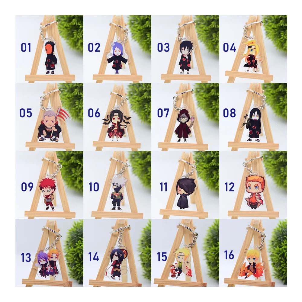 Горячая продажа аниме брелок для ключей Chibi 1 шт. высокое качество мультяшный