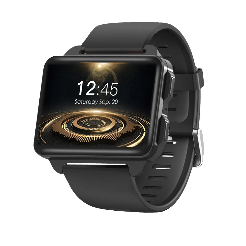 DM99 Android Smartwatch 3g GSM 1 Гб+ 16 Гб 2," монитор сердечного ритма Wi-Fi gps SIM карта спортивные мужские мощные умные часы для сотового телефона - Цвет: Black